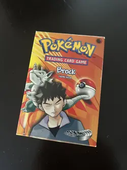 Pokemon Brock Theme Deck, Gym Heroes Cards Wotc 1999-2000 - Image 2