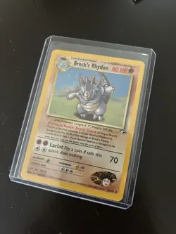 Pokemon Brock Theme Deck, Gym Heroes Cards Wotc 1999-2000 - Image 4