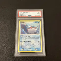 Kyogre 2005 Pokemon Ex Emerald PSA 9 Graded Card MINT 15/106 - Image 1