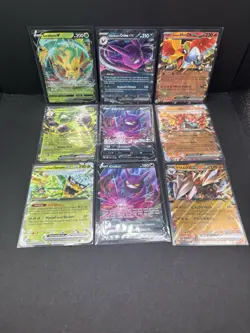 Pokemon Ultra Rare Card Lot (9 Cards) V / EX / GX Holo Bundle - Image 1
