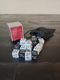 MTG Dice Set 63 Keyword, Life, +1/+1 Counters for TCG/Card Games And Chessex D6s - Image 1