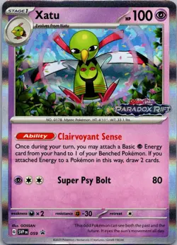 Xatu - (Prerelease) Rare SV: Scarlet & Violet Promo Cards 059 NM - Image 1
