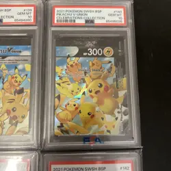 Pikachu V-Union - SWSH139-142 - Pokemon TCG: Celebrations Promo 4 Card Set PSA10 - Image 3