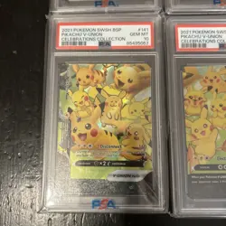 Pikachu V-Union - SWSH139-142 - Pokemon TCG: Celebrations Promo 4 Card Set PSA10 - Image 5