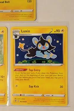 Pokemon Luxray 062/192 Holo Rebel Clash - Full Evolving Bundle - 3 Cards Total - Image 3