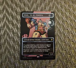 Krang, the All-Powerful (Pixel Surge Foil) MTG TMNT (NM) - Image 1