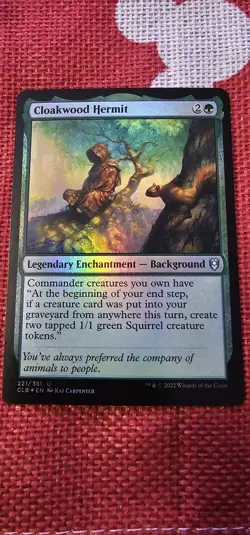 Cloakwood Hermit Commander Legends: Battle for Baldur's Gate Foil - Image 1