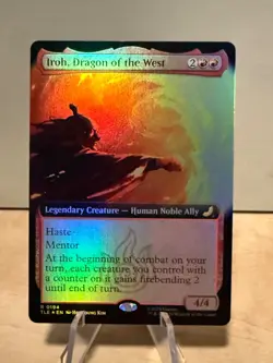 MTG Iroh, Dragon of the West (Extended Art) - Avatar: The Last #194 - Image 1