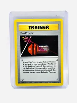 Plus Power 84/102 Base Set Near NM/LP Pokemon card TCG WOTC 1999 vintage - Image 1