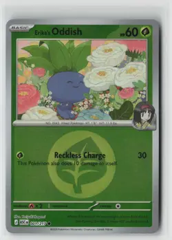 Pokemon Erika's Oddish (Energy Symbol Pattern) #001/217 ME: Ascended Heroes - Image 1