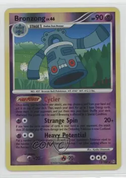 Bronzong Reverse Foil Pokemon Diamond & Pearl Stormfront #13 2008 - Image 1