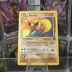 Flareon Holo Rare Jungle Set 3/64 Rare Pokemon Card - Image 1