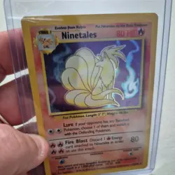 Ninetales Holo Base Set 12/102 Vintage 1999 Pokemon Card WOTC Rare - Image 4