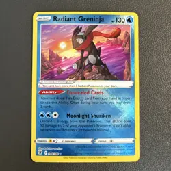 Radiant Greninja 046/189 - Pokemon Astral Radiance Pokemon NM - Image 1
