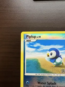 Piplup ⭐ 71/100 Reverse Holo Common Majestic Dawn 2008 Pokemon NM - Image 2