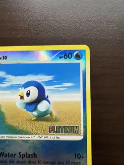 Piplup ⭐ 71/100 Reverse Holo Common Majestic Dawn 2008 Pokemon NM - Image 3