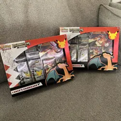 Pokemon TCG: Celebrations Collection Box Lance's Charizard V - New Sealed - Image 2