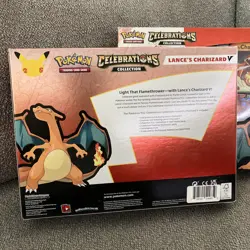 Pokemon TCG: Celebrations Collection Box Lance's Charizard V - New Sealed - Image 3