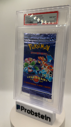 2002 Pokemon Legendary Collection Foil Pack Charizard Blastoise Venusaur PSA 8 - Image 2