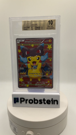 2016 Pokemon Japanese XY Special Box Charizard X Poncho Pikachu BGS 10 PRISTINE - Image 2