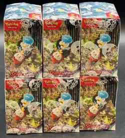 Lot of (6) Pokemon TCG Scarlet & Violet Base Set Booster Boxes Sealed - Image 4