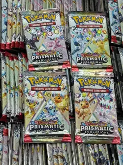 Lot of (481) Pokemon TCG SV Prismatic Evolutions Booster Packs Sealed - Image 2