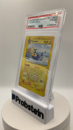 2003 Pokemon Aquapolis #H15 Lanturn Holo with Swirl PSA 10 GEM MINT - Image 2
