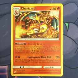 Pokemon Charizard 14/181 Sm-Team Up Rare Regular Stage 2 150 HP 30+ Attack - Image 1