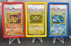 2009 Pokemon Platinum Supreme Victors PSA 9 Legendary Bird Set Holos Low Pop - Image 1