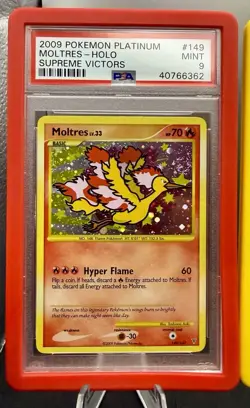 2009 Pokemon Platinum Supreme Victors PSA 9 Legendary Bird Set Holos Low Pop - Image 4