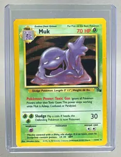 Muk 1999 Pokemon Fossil #13 Holo - Image 1