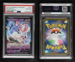 Sylveon V Japanese Pokemon Sword & Shield Eevee Heroes (s6a) PSA 10 GEM MT - Image 3