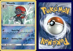 Weavile 44/236 S&M Cosmic Eclipse Reverse Holo Rare Pokemon Trading CG 2019 NM - Image 1