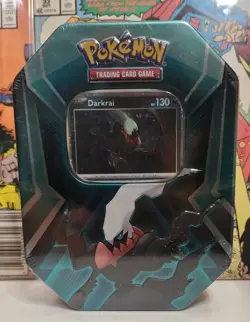 Pokemon TCG Triple Whammy Collector's Tin Darkrai Tin SEALED! NEW! - Image 1