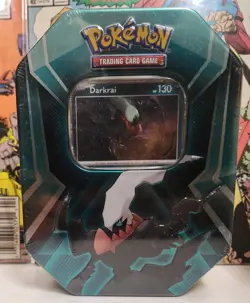 Pokemon TCG Triple Whammy Collector's Tin Darkrai Tin SEALED! NEW! - Image 2
