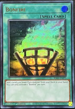 Yu-Gi-Oh! - Bonfire - (RA03-EN073) 1st Edition, Ultra Rare, NM - Image 1