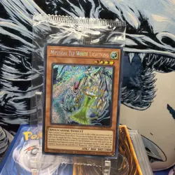 🔥 Yugioh LDS3-EN135 Mystical Elf White Lightning SECRET RARE 1ST EDITION +BONUS - Image 1