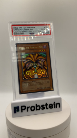 2002 Yu-Gi-Oh! LOB 1st Edition #124 Exodia The Forbidden One PSA 10 GEM MINT - Image 2
