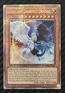 🔥🔥 2024 YUGIOH Light and Darkness Dragon (Quarter Century Secret Rare) MP24 🔥 - Image 1