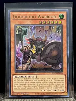 | Yugioh Dodododo Warrior DUAD-EN004 1st Ultra Rare Duelists Advance NM/M 🔥 | - Image 1