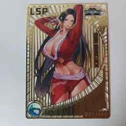 Metal One Piece BOA HANCOCK LSP #'D /100 - GODDESS STORY WAIFU METAL CARD - Image 1