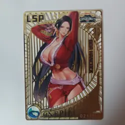 Metal One Piece BOA HANCOCK LSP #'D /100 - GODDESS STORY WAIFU METAL CARD - Image 2