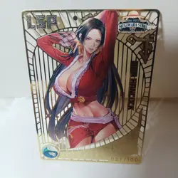 Metal One Piece BOA HANCOCK LSP #'D /100 - GODDESS STORY WAIFU METAL CARD - Image 5