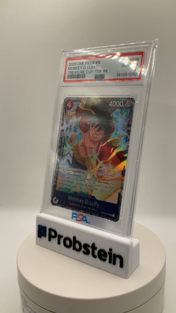 2025 One Piece EN Treasure Cup Top 64 #015 Monkey D. Luffy PSA 10 GEM MINT - Image 2