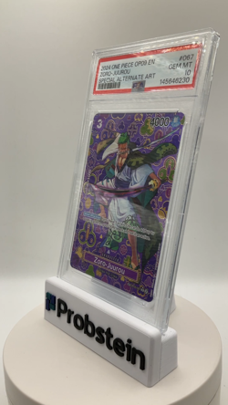 2024 One Piece OP09 EN Special Alternate Art #067 Zoro-Juurou PSA 10 GEM MINT - Image 2