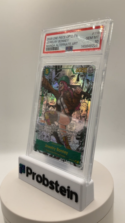 2025 One Piece OP12 En Manga Alternate Art #118 Jewerly Bonney PSA 10 GEM MINT - Image 2