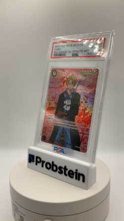 2025 One Piece OP13 EN Red Manga Alternate Art #120 Sabo PSA 10 GEM MINT - Image 2