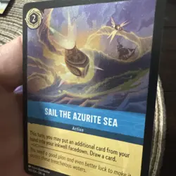 Sail the Azurite Sea Disney Lorcana Azurite Sea Cold Foil 163/204 Single - Image 2