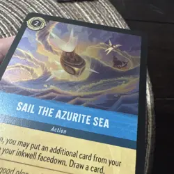 Sail the Azurite Sea Disney Lorcana Azurite Sea Cold Foil 163/204 Single - Image 3