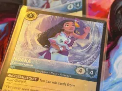 Disney Lorcana Winterspell COLDFOIL #155/204 Moana - Curious Explorer |Legendary - Image 5
